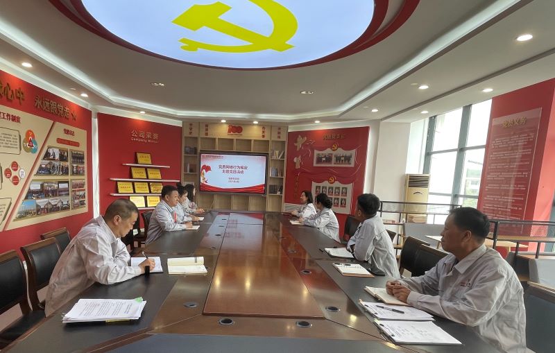 党群党支部开展学习“党员网络行为规定” 主题党日活动